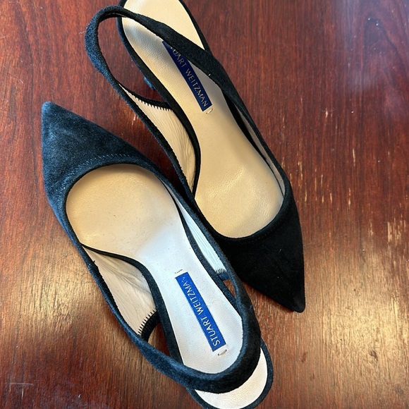 Stuart Weitzman black suede pumps - Picture 5 of 5